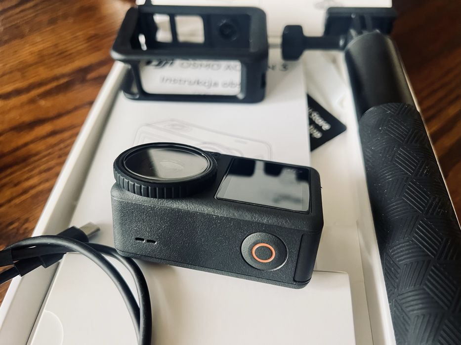 DJI Osmo Action 3 Adventure Combo GWARANCJA, kamera sportowa typu GoPro
