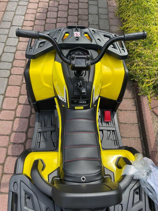NOWY DUŻY Quad na Akumulator XMX607 4x45 Wat 12V + PILOT + USB + SKÓRA