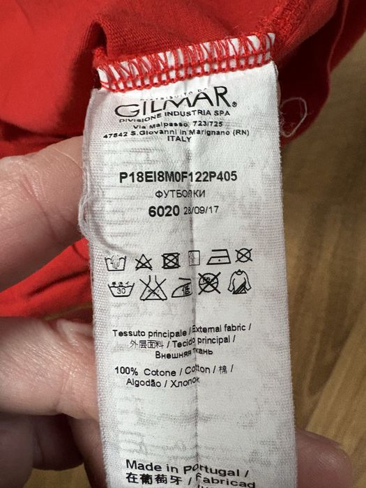 Koszulka tshirt iceberg czerwona ice