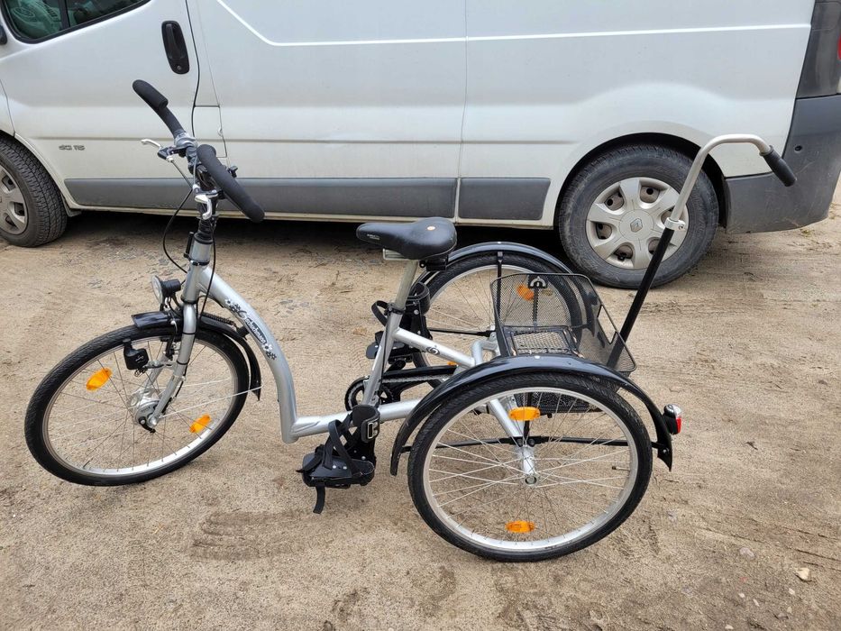 Rower rehabilitacyjny trójkołowy dla osoby do 175 cm - 7/10/25