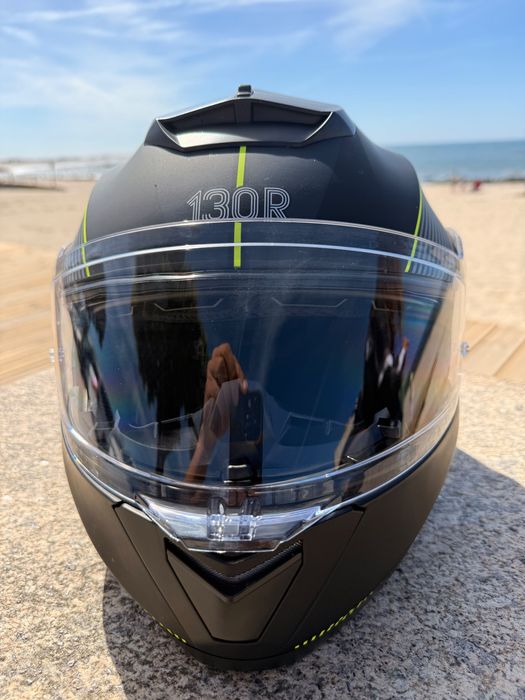 Capacete Hakui V2 Stellar Matt black / Yellow Fluo- tamanho xs
