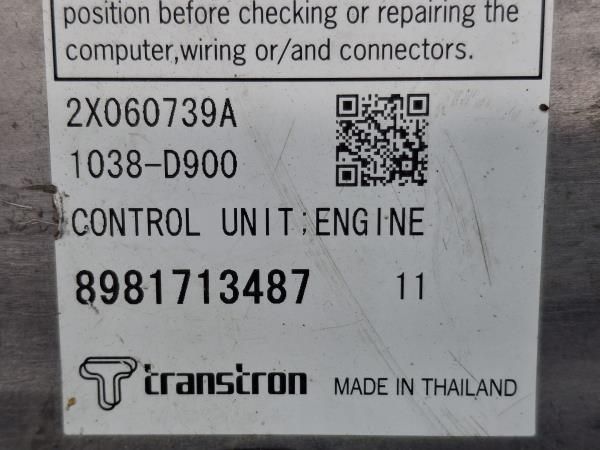 Centralina motor / ECU ISUZU D-Max II (TFR, TFS)
