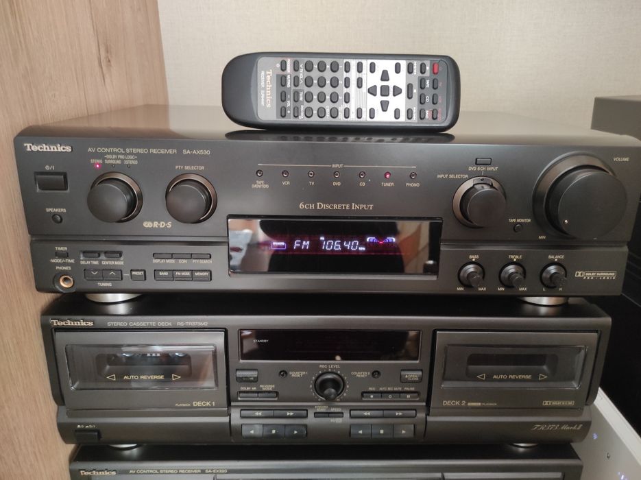 Wzmacniacz Technics su-a700 amplituner Technics sa-ex320 . Sa-ax530