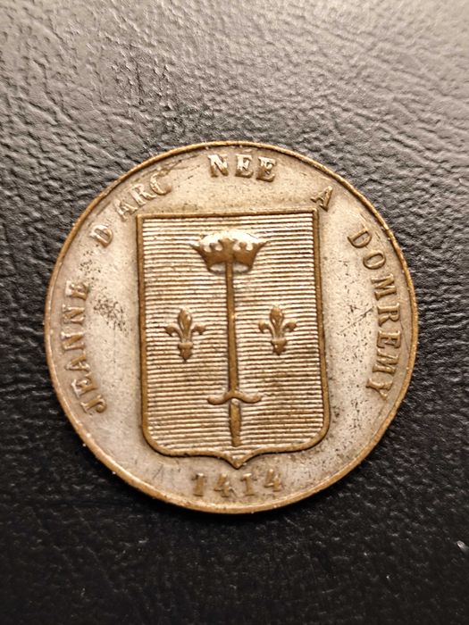 Medalha comemorativa Francesa "Jeanne D'Arc"