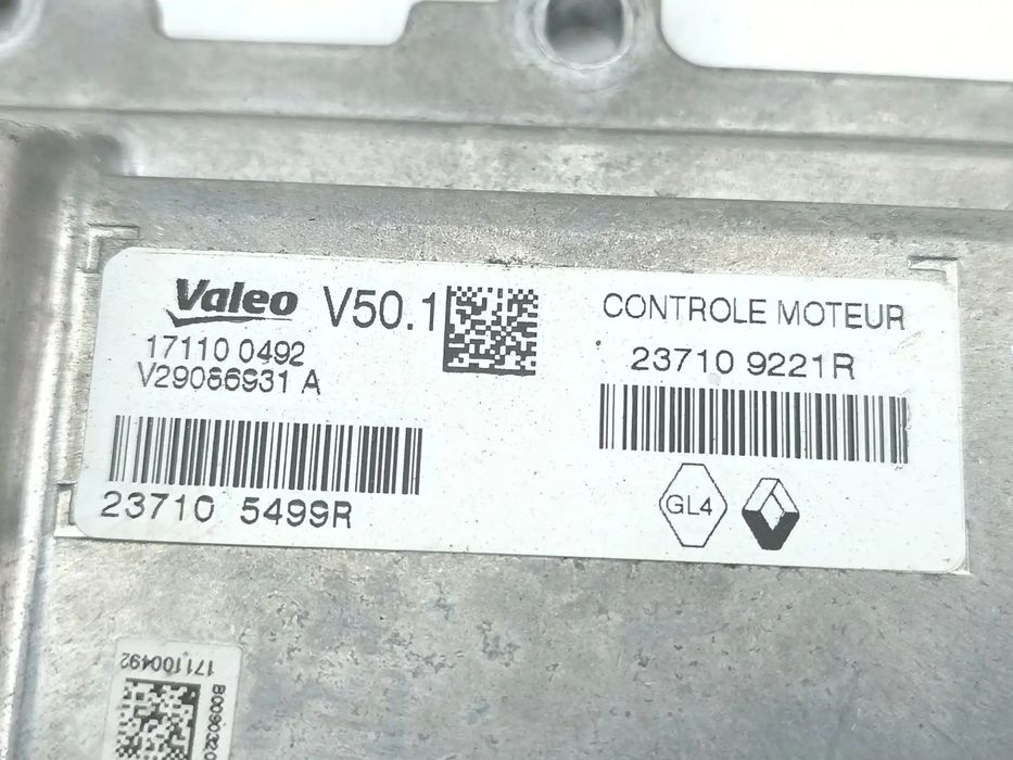 Centralina De Motor Uce RENAULT CAPTUR I (J5_, H5_) 0.9 TCE 90 237109221R