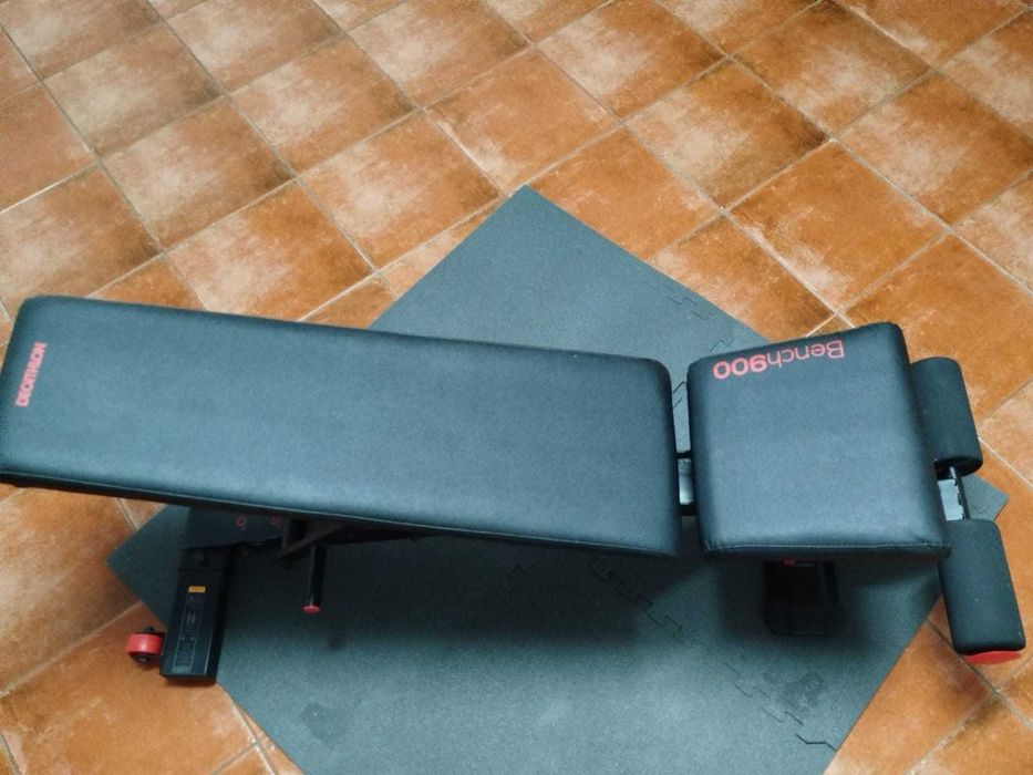 Banco de Musculação, Inclinável Decathlon + 4 Base chao