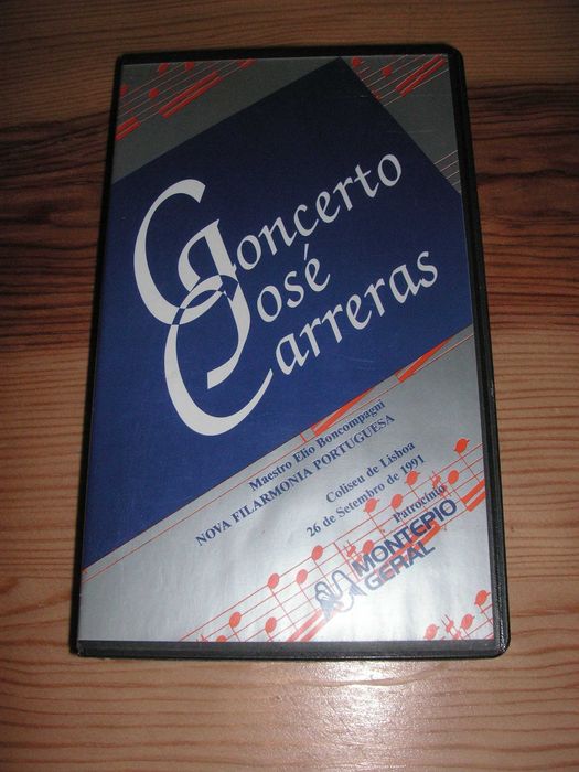 Cassete de VHS - José Carreras e Trinitá Cowboy Insolente