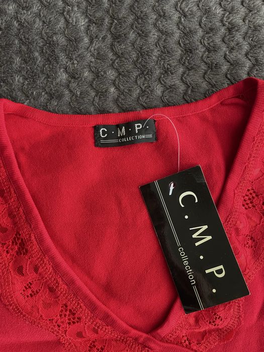 Kamizelka czerwona damska rozmiar S