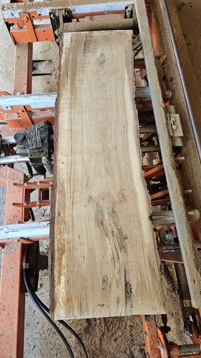 Deski brusy dąb loft żywica