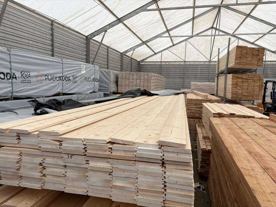 Deska elewacyjna podbitka 19x121mm/145mm świerk