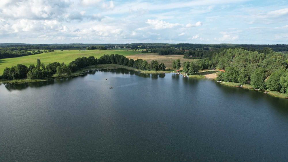Mazury - apartamenty 4-8 os. jezioro plaża łowisko las ZAPRASZAMY