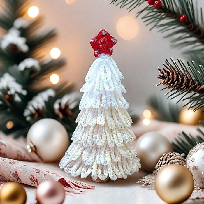 Шикарные новогодние ёлочки ручной работы