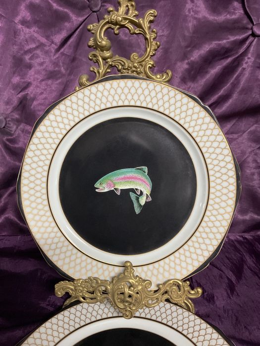 Pratos truta americana edição limitada 27 cm unidade