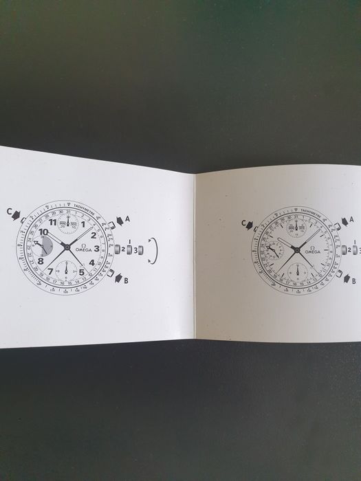 książeczki instrukcje Omega Speedmaster Triple Date