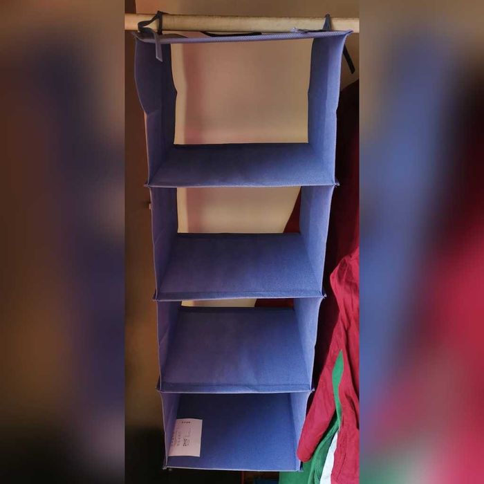 Arrumação suspensa com 4 compartimentos IKEA em Verde