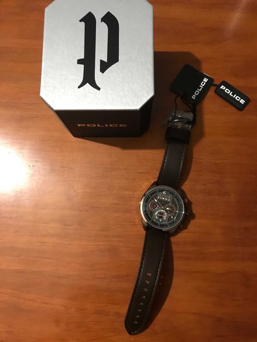Relógio Police Castanho