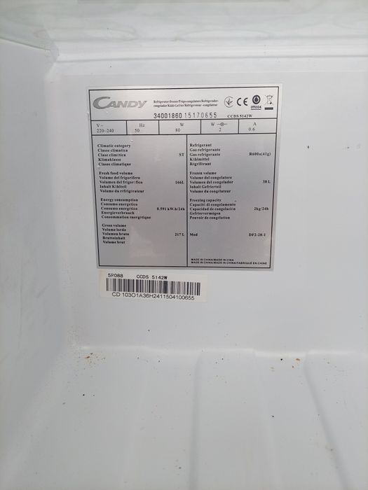 Frigorífico Candy