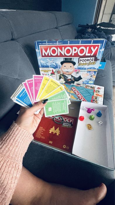 Monopol gra edukacyjna rodzinna dookola swoata wersja podroznicza