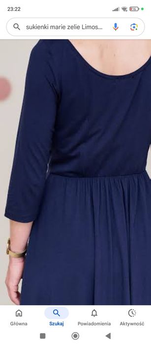 Nowa sukienka Marie Zelie Limosa Granat 38