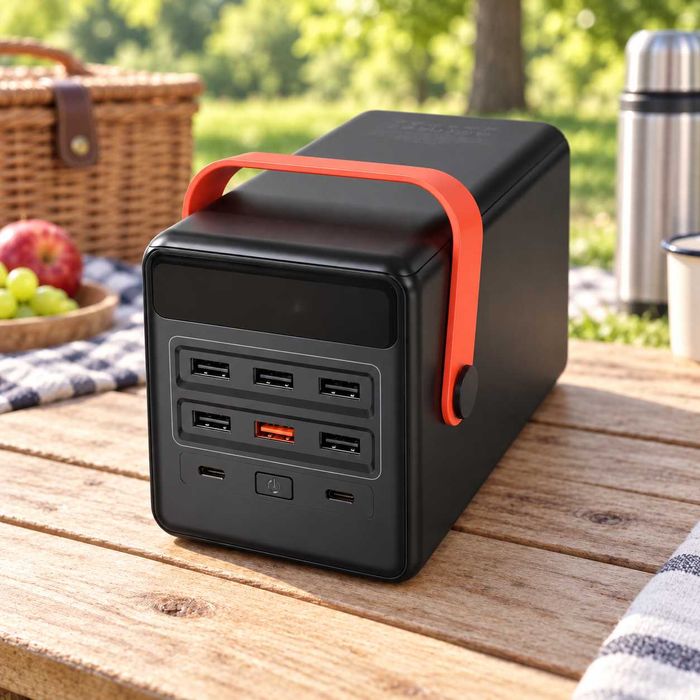 Power bank Hoco Black 100000 mAh — Повербанк DB03 Max Centurion 65W