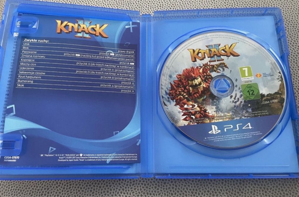 Gra, płyta PS4 KNACK