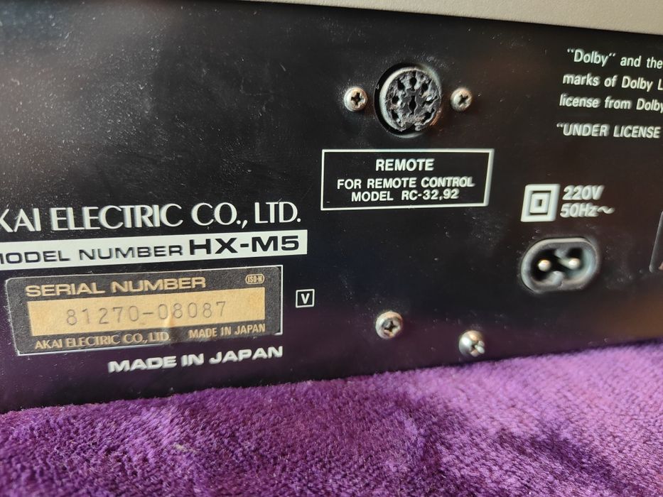 Magnetofon kasetowy AKAI HX-M5