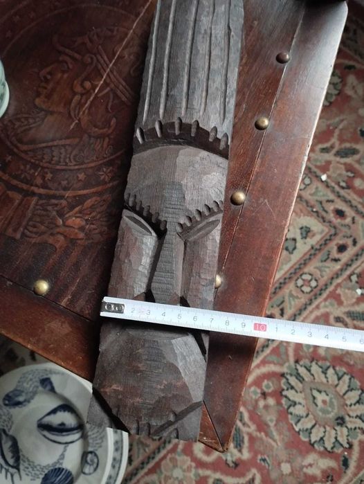 Máscara Escultura africana Rosto em madeira (+opções nas fotos)