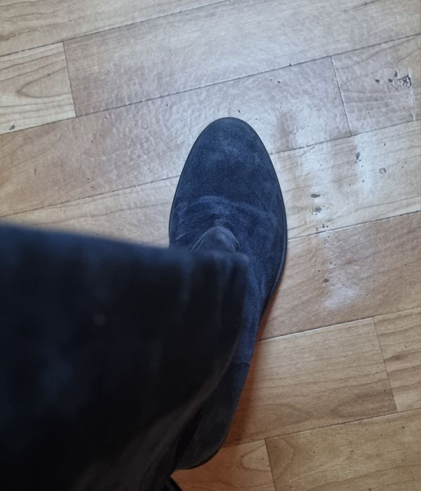 Італійські жіночі чоботи Vero Cuoio з натуральної замші