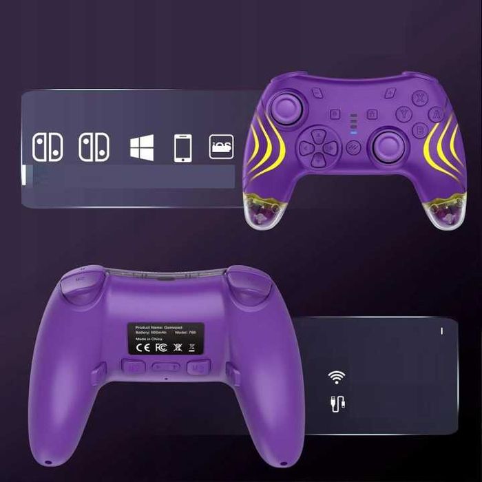 Kontroler bezprzewodowy Switcha/Switch Lite/OLED DYONDER fioletowy