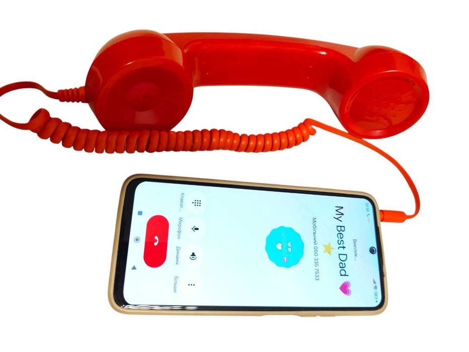 Телефонна гарнітура у стилі ретро з роз'ємом 3.5 мм для смартфона, ПК