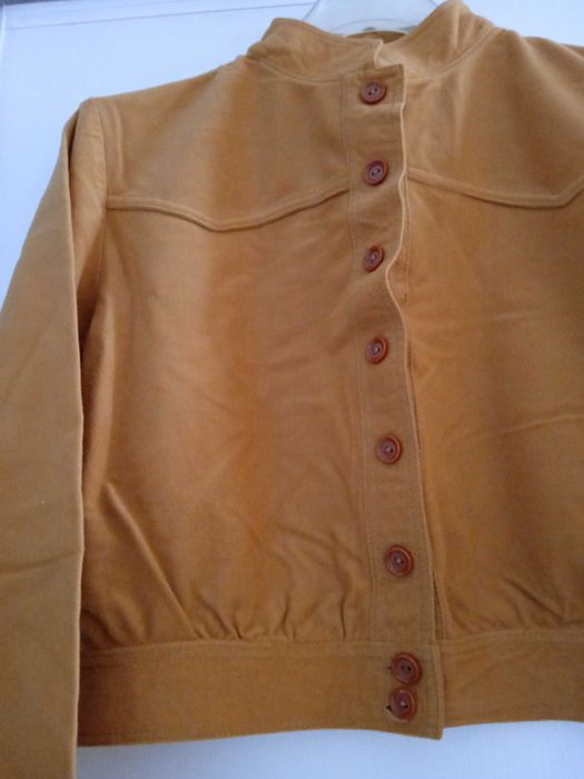 kurtka damska kolor musztardowy rozmiar 38