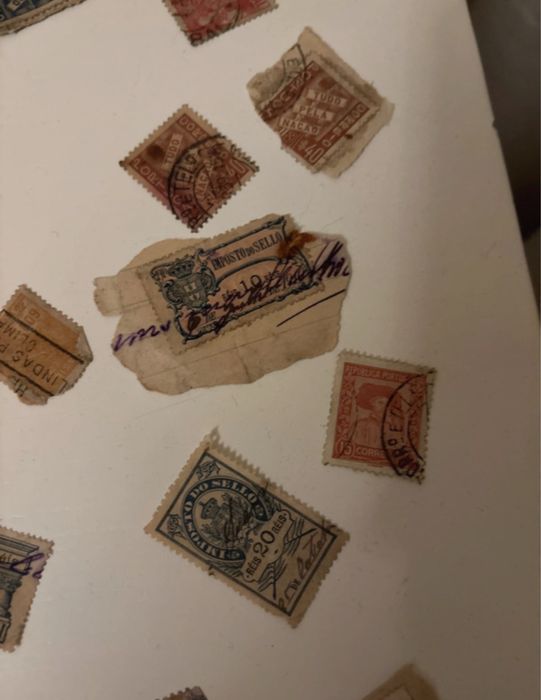 Selos antigos com mais de 100 anos