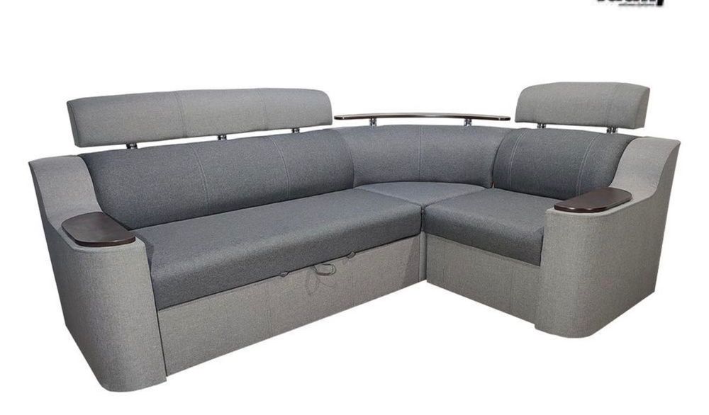 Кутовий диван Невада 255 × 185 см, світло-сірий