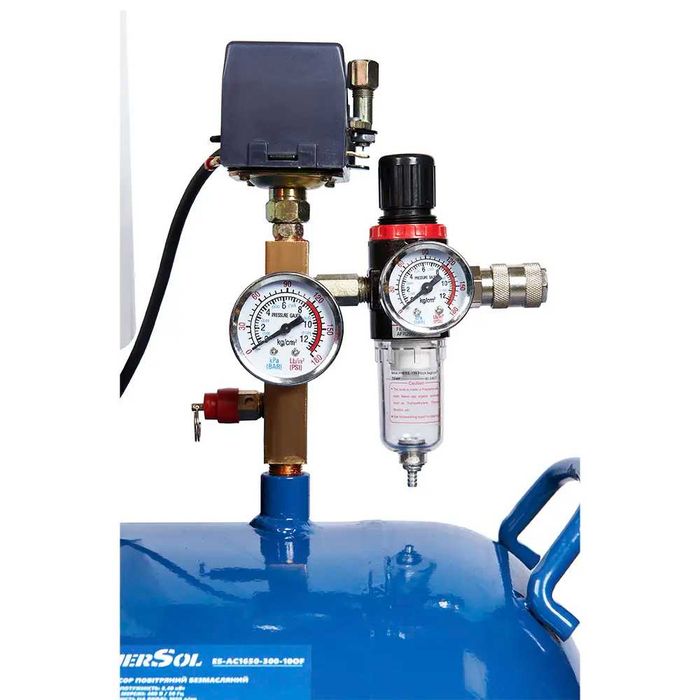 Компрессор воздушный поршневой EnerSol ES-AC1650-300-10OF/1650л/рес300