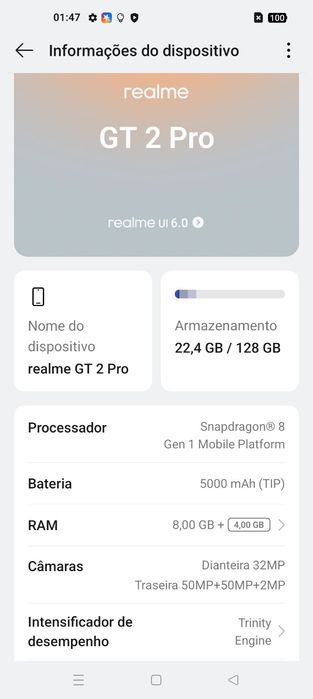 Realme Gt2 Pro 12/128Gb