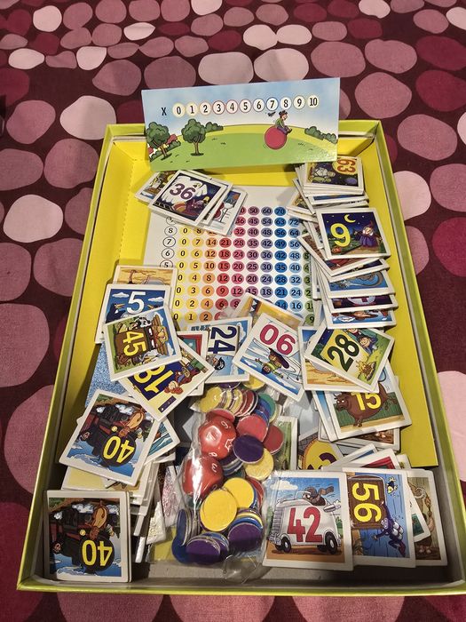 Bingo com números, para aprender a multiplicar - 7 a 11 anos