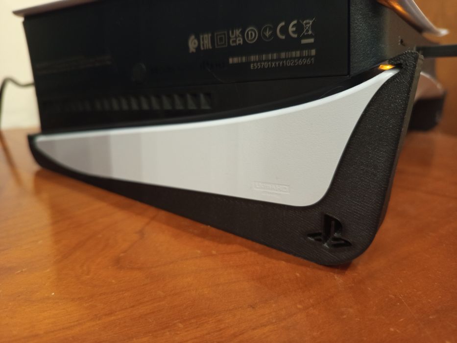 Suporte PS5 Slim com DVD.