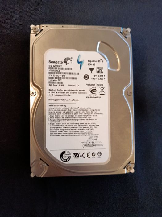 Seagate Pipeline HD.2 250GB SATA Hard Drive