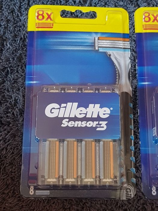 Orginal Gillette Sensor  3 wkłady ostrza 8sztuk tylko 25zl