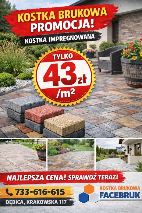 Kostka  brukowa  Visio Toledo Commix  Tivoli