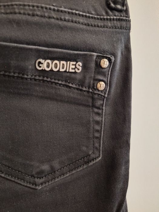 Spodnie czarne rurki dżinsy jeansy