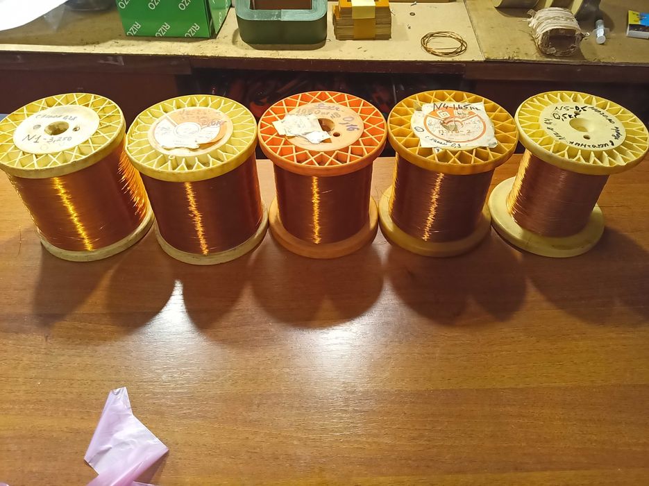 Пров.эмал. пр.- СССР ПЭТВ-2  , разные диаметры - пишите какой нужен .