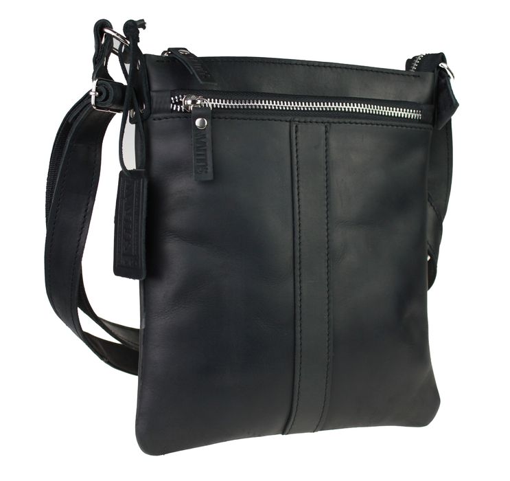 Сумка чоловіча шкіряна планшетка SULLIVAN smvp69-1(22) чорна