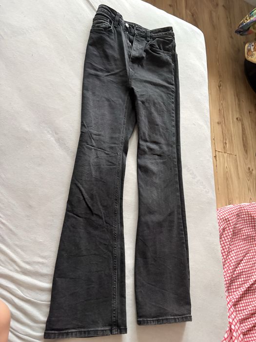 Jeansy flare dzwony