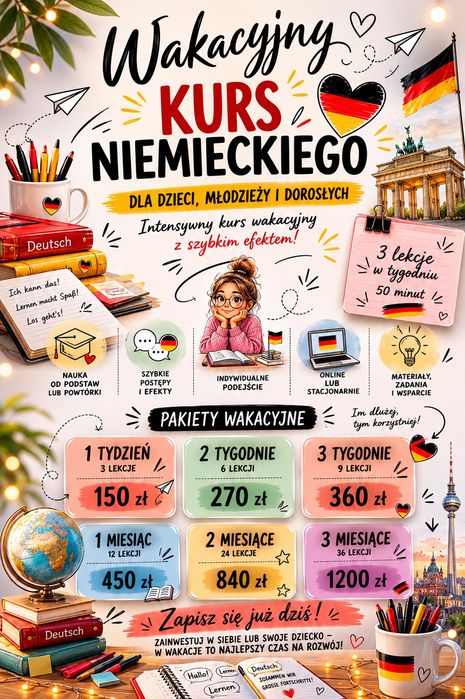 Niemiecki- online i stacjonarnie