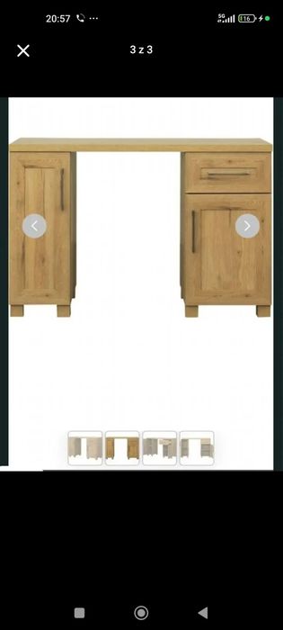 Biurko solidne jak nowe