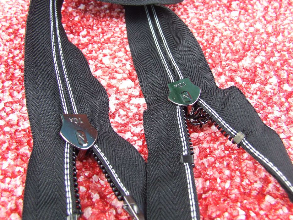 Молния/застібка/застежка спираль №10 2-бег/100см/черный никель/блестящ