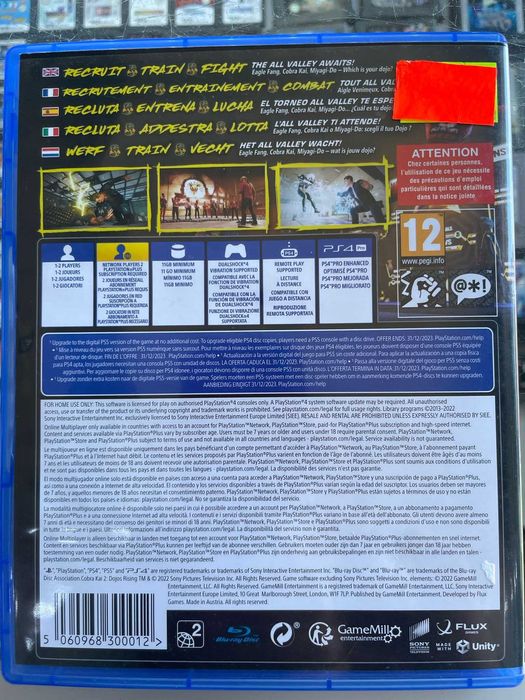 Playstation 4 - Cobra Kai 2 Dojos Rising - Wolumen - Metro Wawrzyszew