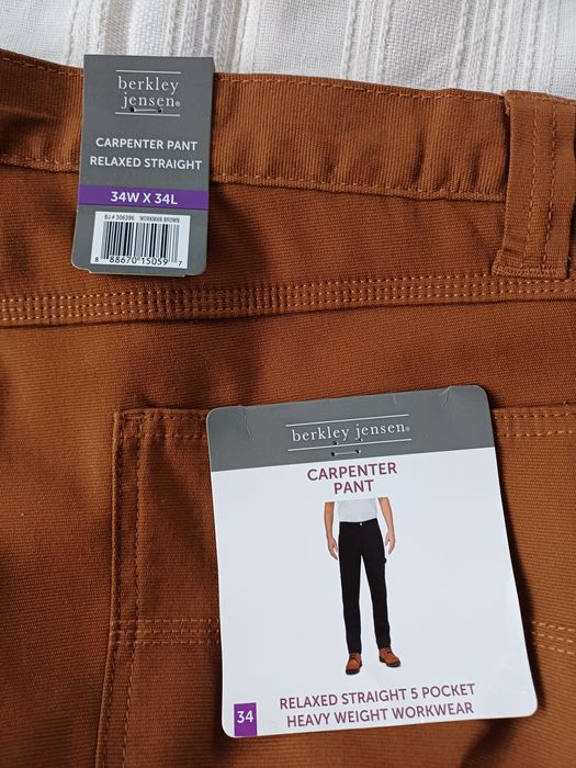 Brązowe spodnie męskie