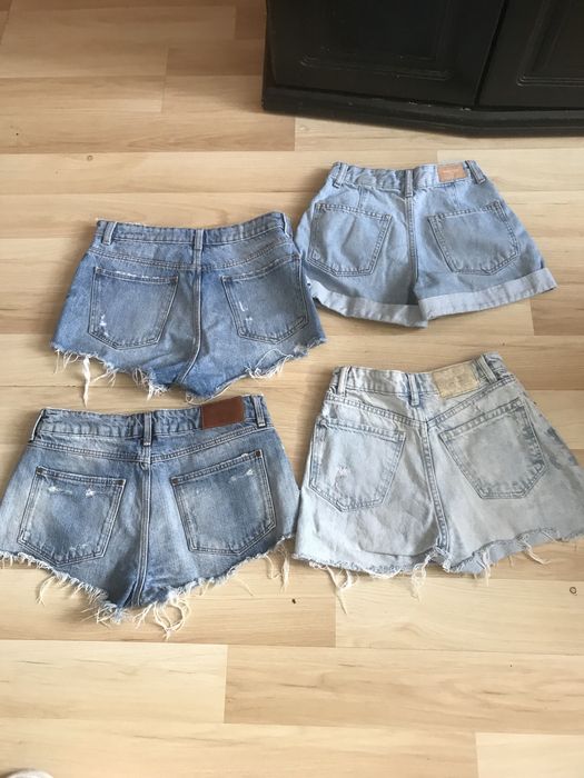 Szorty dżinsowe damskie Zara r. S/XS